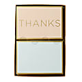 Sincerely A Collection by C.R. Gibson® Double-Pack Note Cards With Envelopes, 4 7/8" x 3 1/2", Peach/Blue, Box Of 16 1 thumbnail image