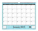 Blue Sky™ Monthly Wall Calendar, 15" x 12", 50% Recycled, Knightsbridge, January–December 2015 1 thumbnail image