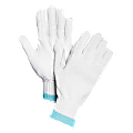 Sperian Perfect Fit Spectra Fiber Gloves - Large Size - High Performance Polyethylene (HPPE), Leather Palm - White - Cut Resistant, Heavyweight, Abrasion Resistant - For Agriculture, Fishing, Food, Glass Handling, Automotive, Paper Industry