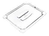 StorPlus 1/2-Size Plastic Handled Lids, 7/8"H x 10 3/8"W x 12 3/4"D, Clear, Pack Of 6 1 thumbnail image