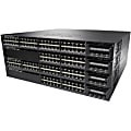 Cisco Catalyst 3650-48F 48 Ports Layer 3 Switch Redundant Power Supply (not included) - 48 Ports - Manageable - WSC365048FQS 1 thumbnail image