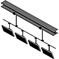 Peerless 180" Straight Multi Display System - Steel - 1200 lb 1 thumbnail image