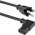 StarTech.com 3 ft Computer Power Cord - NEMA 5-15P to Right-Angle C13 - 18AWG 1 thumbnail image