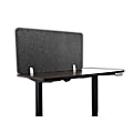Lumeah Desk Screen Cubicle Panel And Office Partition Privacy Screen, 23-1/2"H x 47"W x 1"D, Ash 1 thumbnail image