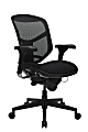 WorkPro® Quantum 9000 Series Ergonomic Mid-Back Mesh/Fabric Chair, Black, BIFMA Compliant