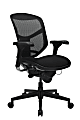 WorkPro® Quantum 9000 Series Ergonomic Mid-Back Mesh/Fabric Chair, Black, BIFMA Compliant 1 thumbnail image