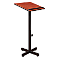 Oklahoma Sound Portable Presentation Lectern Stand, Cherry 1 thumbnail image