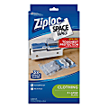 Ziploc® Space Bags, Jumbo, Clear, Pack Of 3