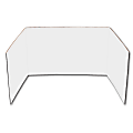 Flipside Products Corrugated Privacy Shield, 18" x 48", White, Pack Of 24 1 thumbnail image