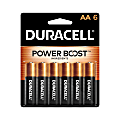 Duracell® Coppertop AA Alkaline Batteries, Pack Of 6