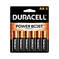 Duracell® Coppertop AA Alkaline Batteries, Pack Of 6 1 thumbnail image