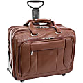 McKleinUSA 15.6" Leather Fly-Through Checkpoint-Friendly Patented Detachable -Wheeled Laptop Briefcase - 15704 1 thumbnail image