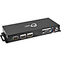 SIIG 1x2 HDMI Distribution Amplifier with 3D and 4Kx2K - HDMI In - HDMI Out - Serial Port