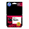 HP 564XL Photo Black High-Yield Ink Cartridge, CB322WN