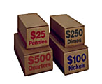 PM™ Company Coin Boxes, Pennies, $25.00, Bundle Of 50