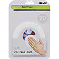 Allsop CD/DVD FastWipes, Pack Of 20 1 thumbnail image
