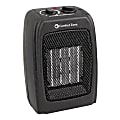 Comfort Zone 1500 Watts Electric Fan Heater, 5.8"H x 6.7"W, Black 1 thumbnail image