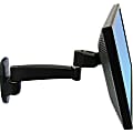 Ergotron Wall Mount Arm Kit - 25 lb - Black 1 thumbnail image