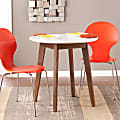 Holly & Martin Oden Round Table, White/Burnt Oak 1 thumbnail image