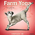 Willow Creek Press Animals Monthly Wall Calendar, 12" x 12", Farm Yoga, January to December 2022, 17906 1 thumbnail image