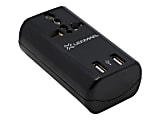 Lenmar Ultracompact All-in-One Travel Adapter With USB Port, Black, LENAC150USBK