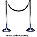 Tatco Velour Rope For Stanchions, 6' Long, Black 1 thumbnail image