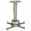 Peerless PRS-EXA-S Adjustable Projector Ceiling / Wall Mount Kit - 25 lb - Silver 1 thumbnail image