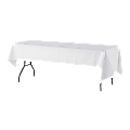 Tatco White Paper Table Covers, 54" x 108", White, Box Of 20 1 thumbnail image