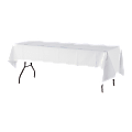 Tatco White Paper Table Covers, 54" x 108", White, Box Of 20 1 thumbnail image