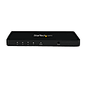 StarTech.com 4K HDMI Splitter - 4k 30Hz - 4 Port - Aluminum - Backward Compatible - HDMI Multi Port - ST124HD4K 1 thumbnail image