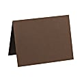 LUX Folded Cards, A9, 5 1/2" x 8 1/2", Chocolate Brown, Pack Of 50