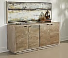 Coast to Coast Kallichore 70"W Transitional Credenza With 4 Doors, Brown 1 thumbnail image