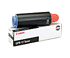 Canon GPR-17 (0279B003AA) Black Laser Toner Cartridge 1 thumbnail image