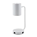 Realspace™ Barsi Desk Lamp With USB Charging Port, 14"H, White