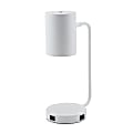 Realspace™ Barsi Desk Lamp With USB Charging Port, 14"H, White 1 thumbnail image
