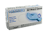 Ammex Professional Disposable Powder-Free Nitrile Exam-Grade Gloves, Small, Blue, Box Of 100 Gloves 1 thumbnail image