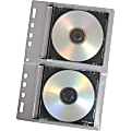 Fellowes® Loose-Leaf Binder Sheets For CD-ROMs, 2 Capacity, Pack Of 10 1 thumbnail image