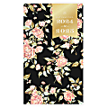 2024-2025 Day Designer Rosette 2-Year Monthly Planning Calendar, 3-5/8" x 6-1/8", Black/Clear, January to December, 143905 1 thumbnail image