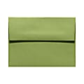 LUX Invitation Envelopes, A2, Peel & Press Closure, Avocado Green, Pack Of 500