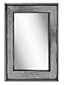 PTM Images Framed Mirror, Bone Wood, 36"H x 24"W, Graywash 1 thumbnail image