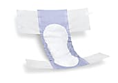 FitRight Extra Disposable Briefs, Regular, Blue/White, 20 Briefs Per Bag, Case Of 4 Bags 1 thumbnail image