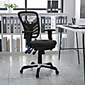 Flash Furniture Ergonomic Mesh Mid-Back Swivel Task Chair, Black 1 thumbnail image