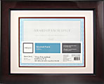 Realspace™ Plastic Photo/Document Picture Frame, 11" x 14" With Mat, Black Cherry 1 thumbnail image