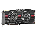 Asus GTX770-DC2OC-2GD5 GeForce GTX 770 Graphic Card - 1.06 GHz Core - 2 GB DDR2 SDRAM - PCI Express 3.0 - Dual Slot Space Required 1 thumbnail image