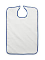 Medline Terry Cloth Clothing Protectors, 21" x 33", White, Pack Of 12 1 thumbnail image