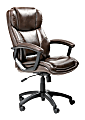 EZ Bonded Leather Executive Chair, Brown 1 thumbnail image