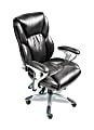 Serta Ergonomic Leather Multifunction Managers Chair, Black 1 thumbnail image