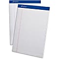 Ampad Perforated Ruled Pads - Letter - 50 Sheets - Stapled - 0.25" Ruled - 20 lb Basis Weight - Letter - 20322 1 thumbnail image