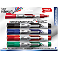 BIC Intensity Advanced Low Odor Dry-Erase Markers, Chisel Tip, Assorted Colors, Pack Of 4 Markers 1 thumbnail image