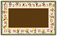 Flagship Carpets Cushy Tushy Monkeys Carpet, Rectangle, 7' 6" x 12', Multicolor